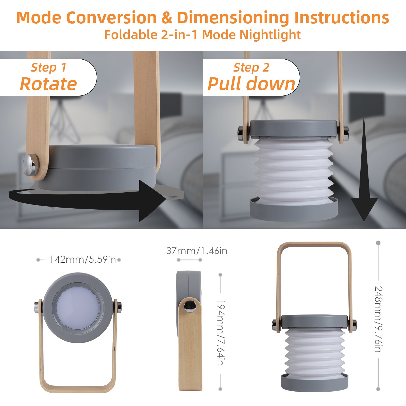 Camping Light and Lamp Folding Portable Light