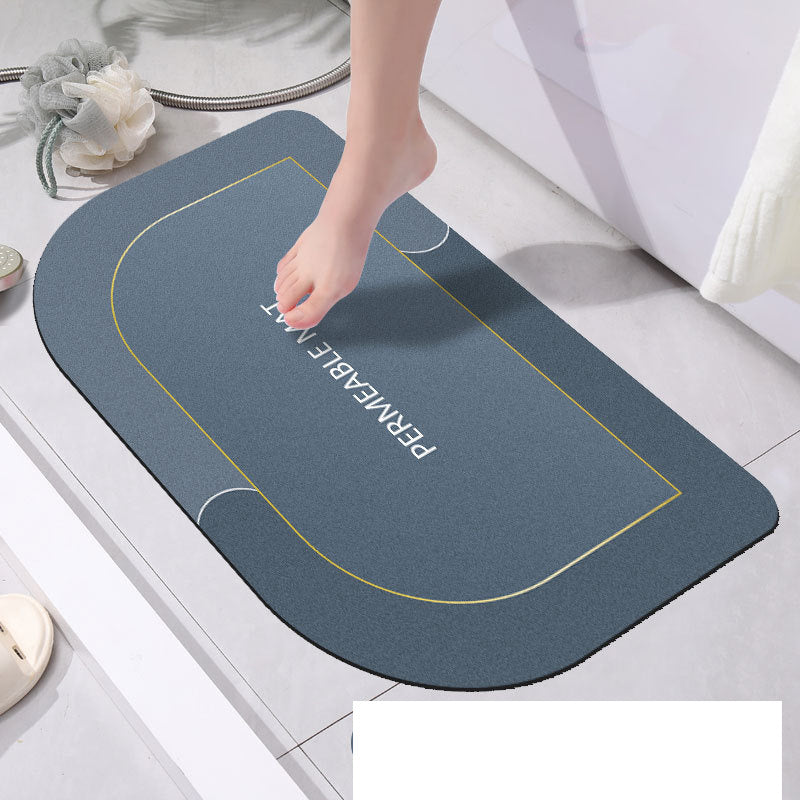 Soft Bathroom Absorbent Floor Mat Quick-drying and Non-slip