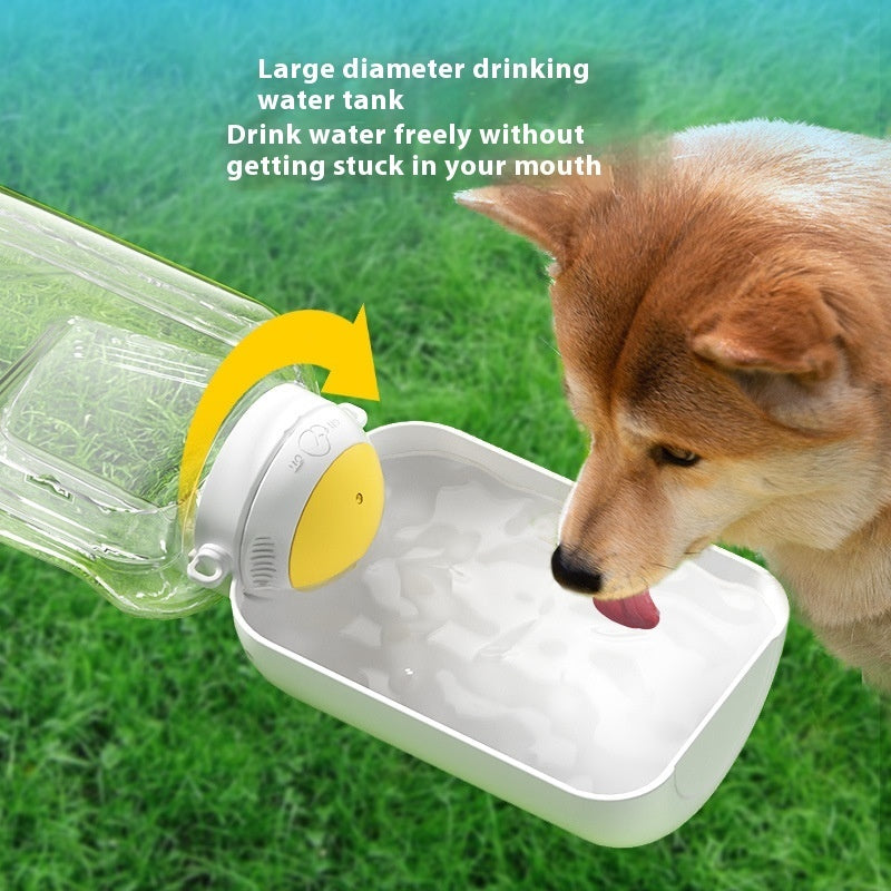 2 In 1 Dog Large Pets Drinking Water Dispenser and Food Bowl