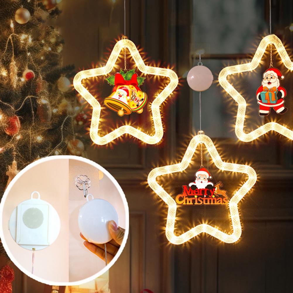 Christmas Pendant Led Star Light Decoration