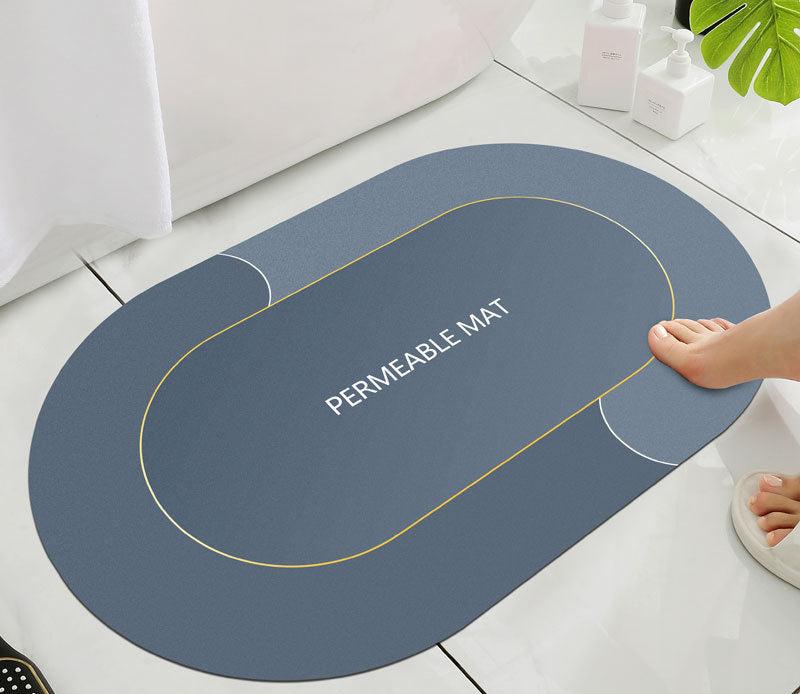 Soft Bathroom Absorbent Floor Mat Quick-drying and Non-slip