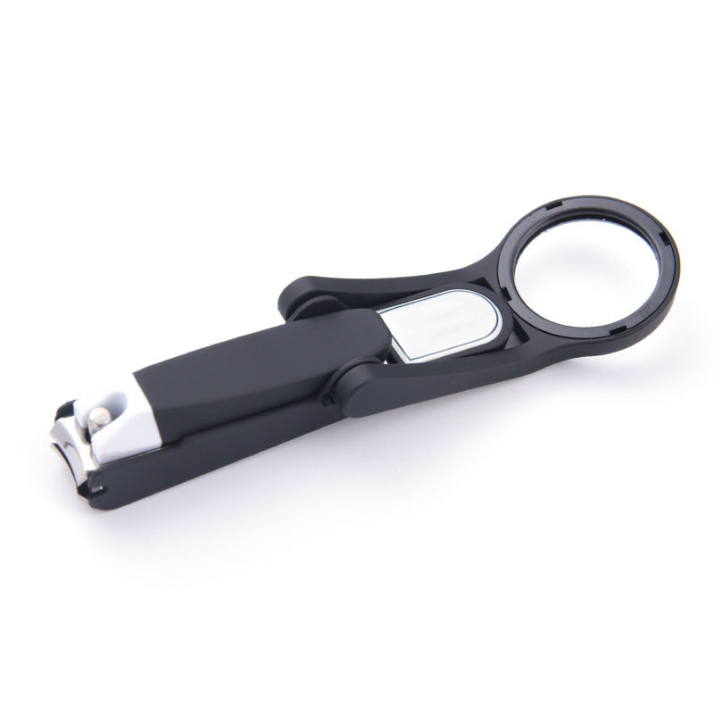 Multifunctional Creative With Magnifying Glass Practical Nail Clippers